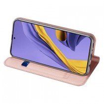 Husa Samsung Galaxy A51 Dux Ducis Flip Stand Book - Rose Gold